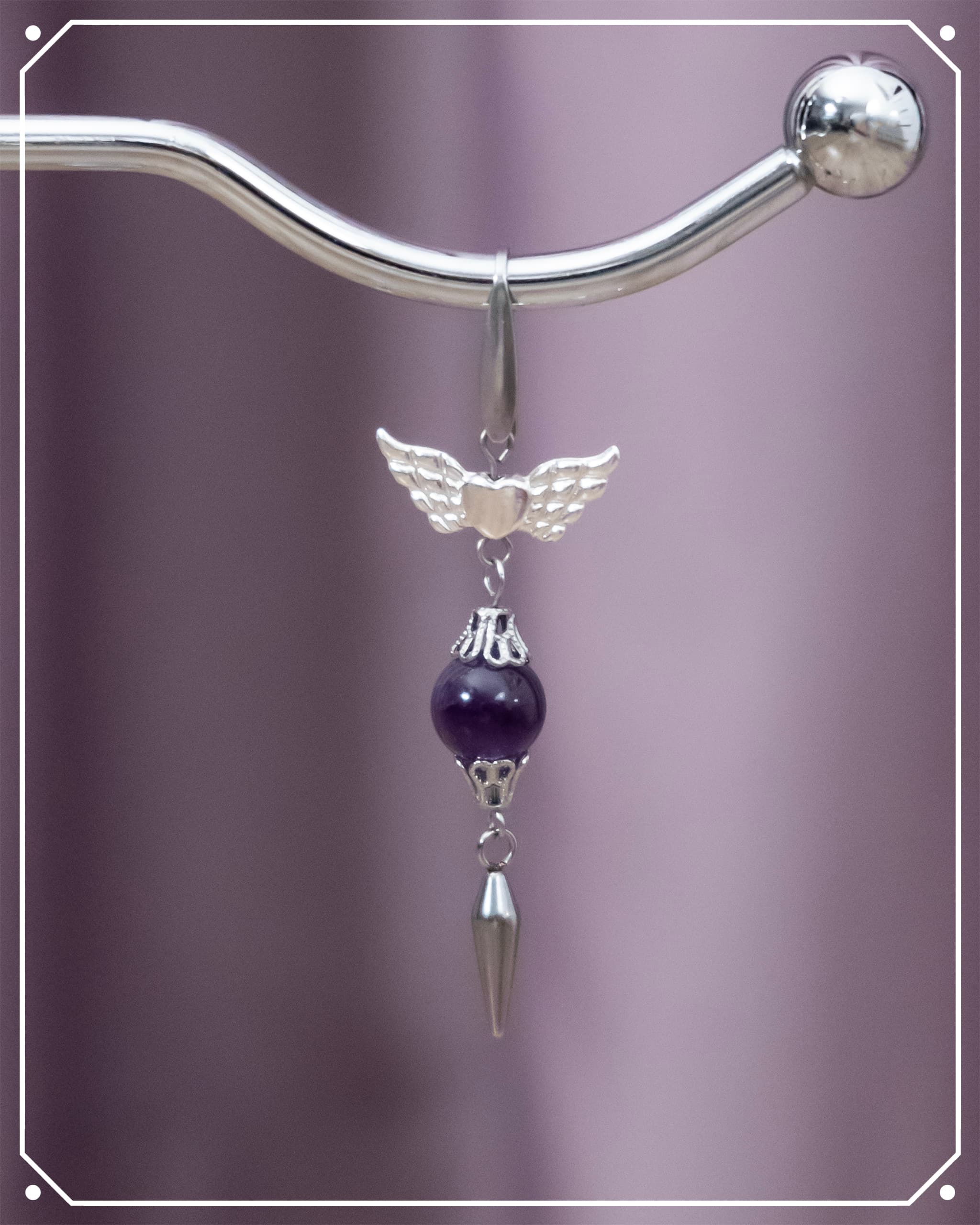 Magical Girls Academy Amethyst Earrings
