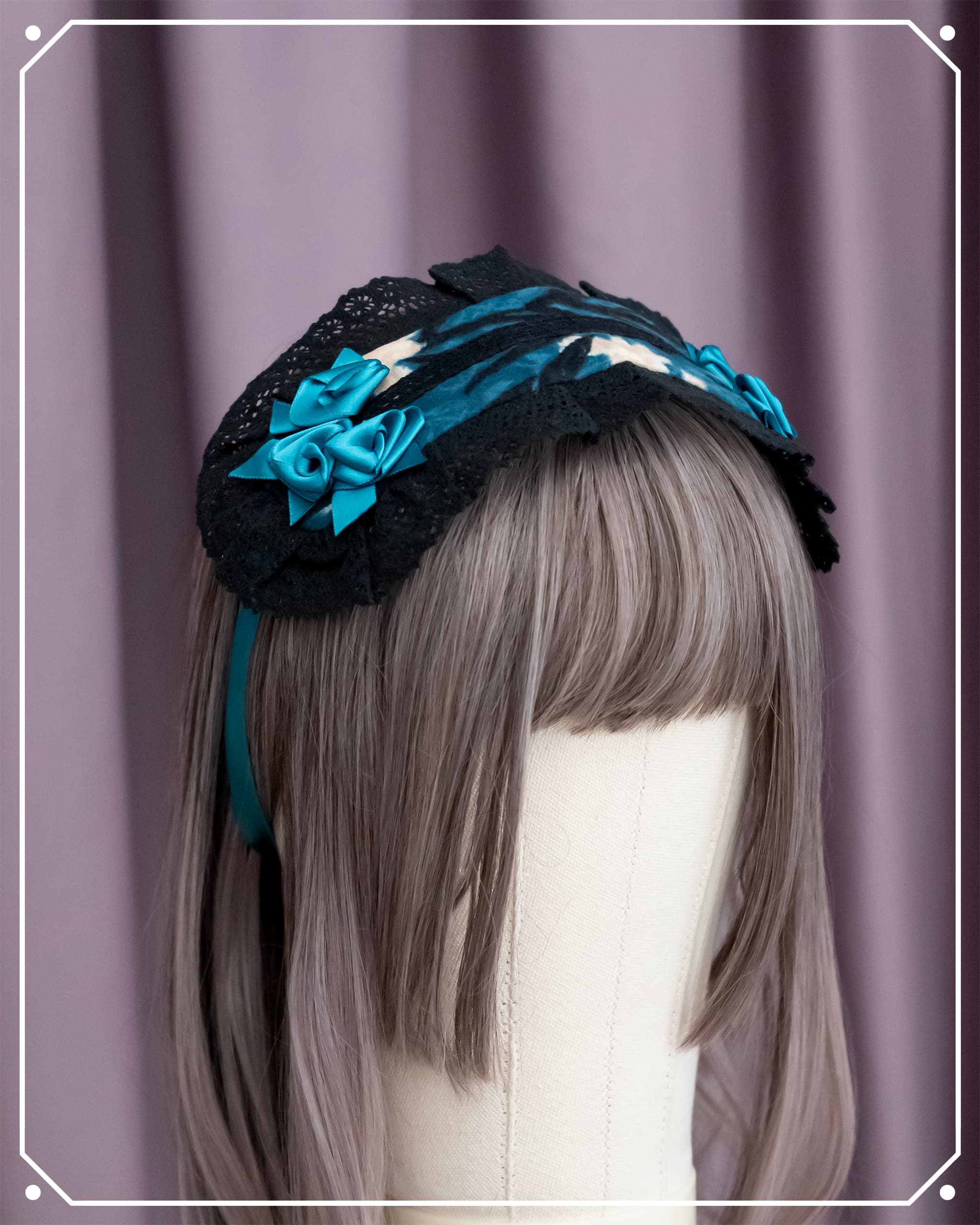 Cemetery Iris Rectangle Headdress