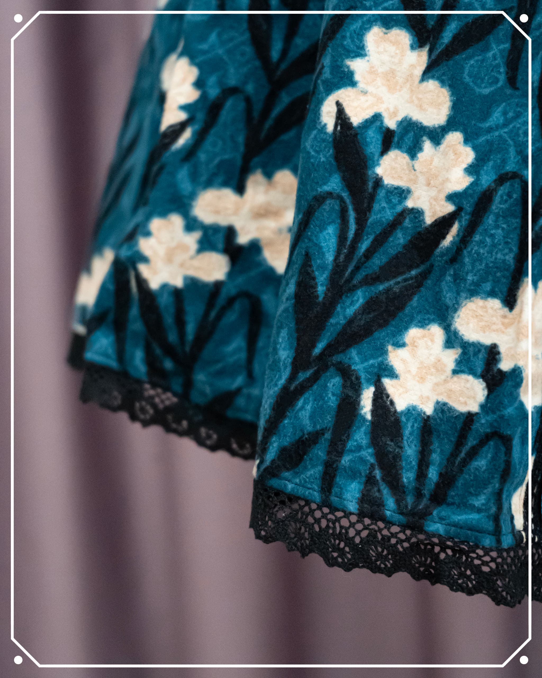 Cemetery Iris Bustle Skirt