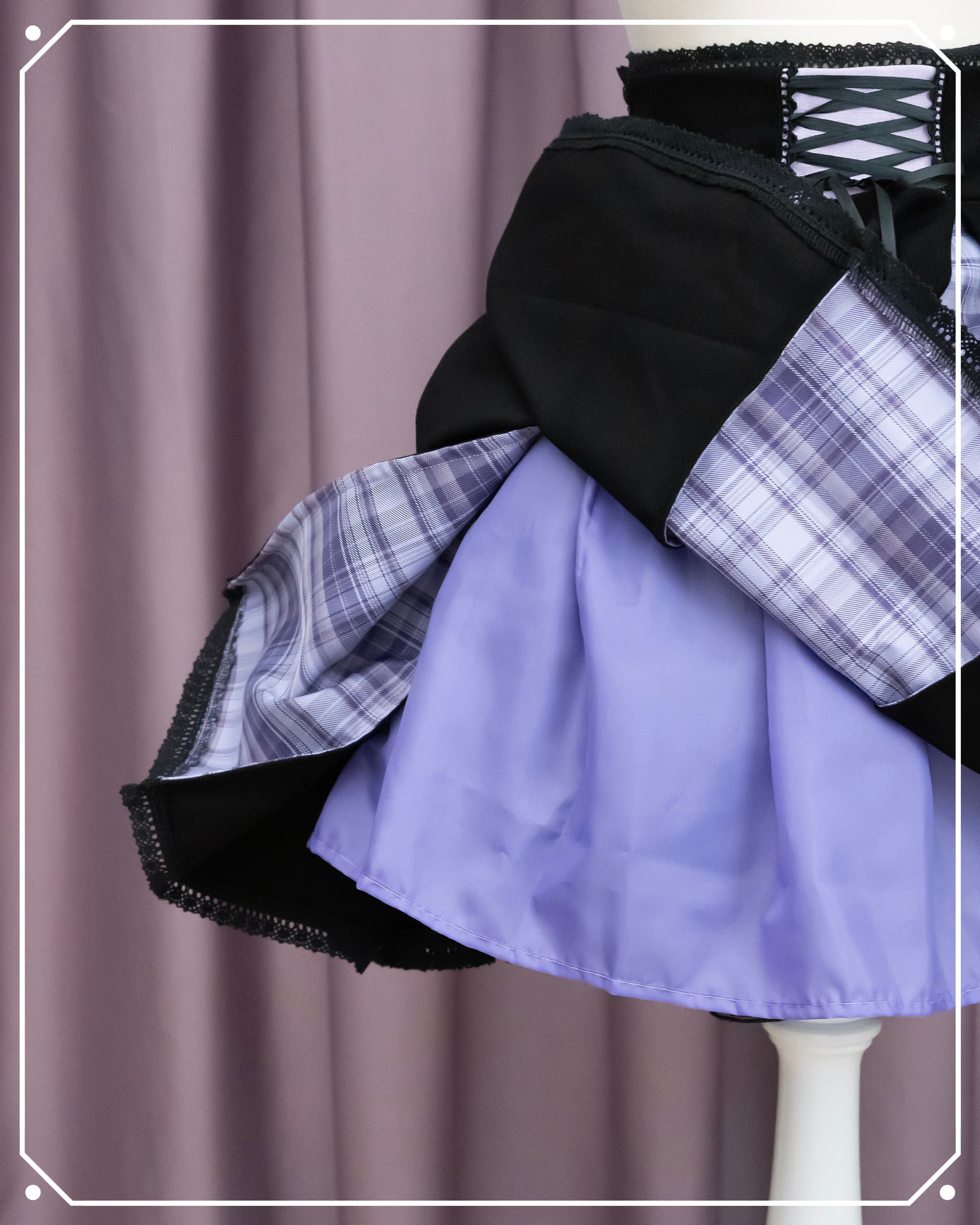 Magical Girls Academy High Waist Pleated Skirt