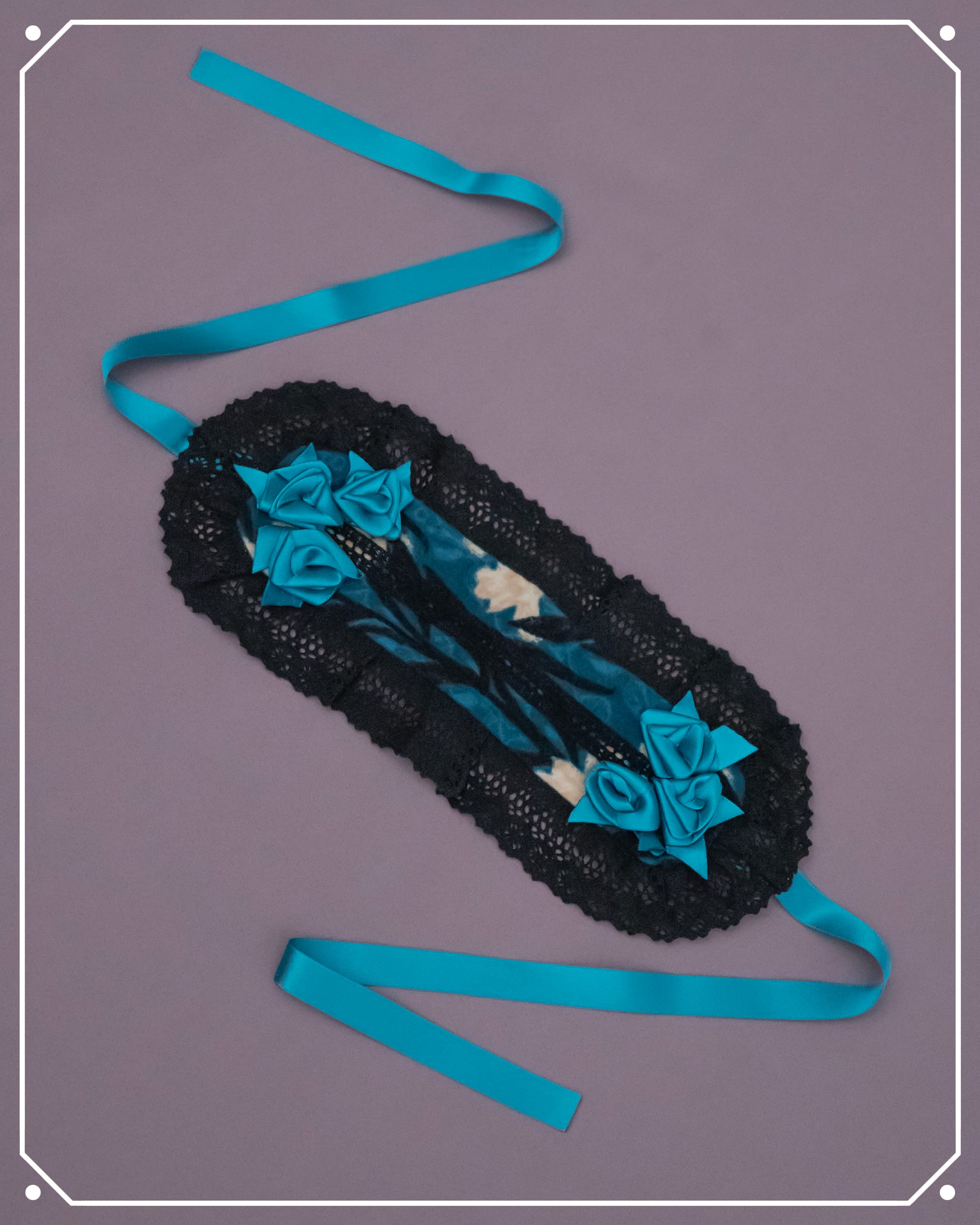 Cemetery Iris Rectangle Headdress