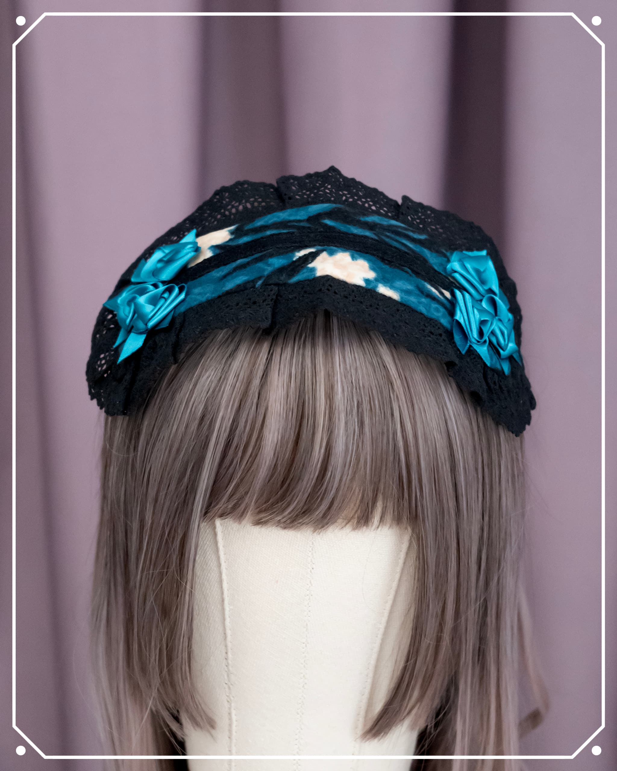 Cemetery Iris Rectangle Headdress