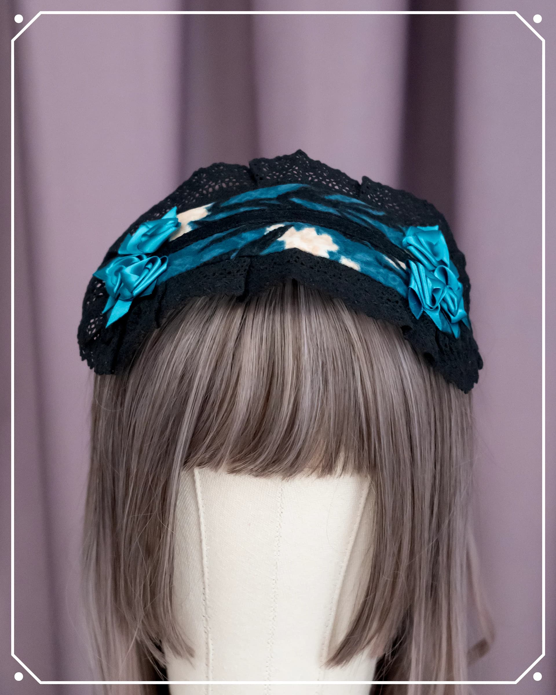 Cemetery Iris Rectangle Headdress